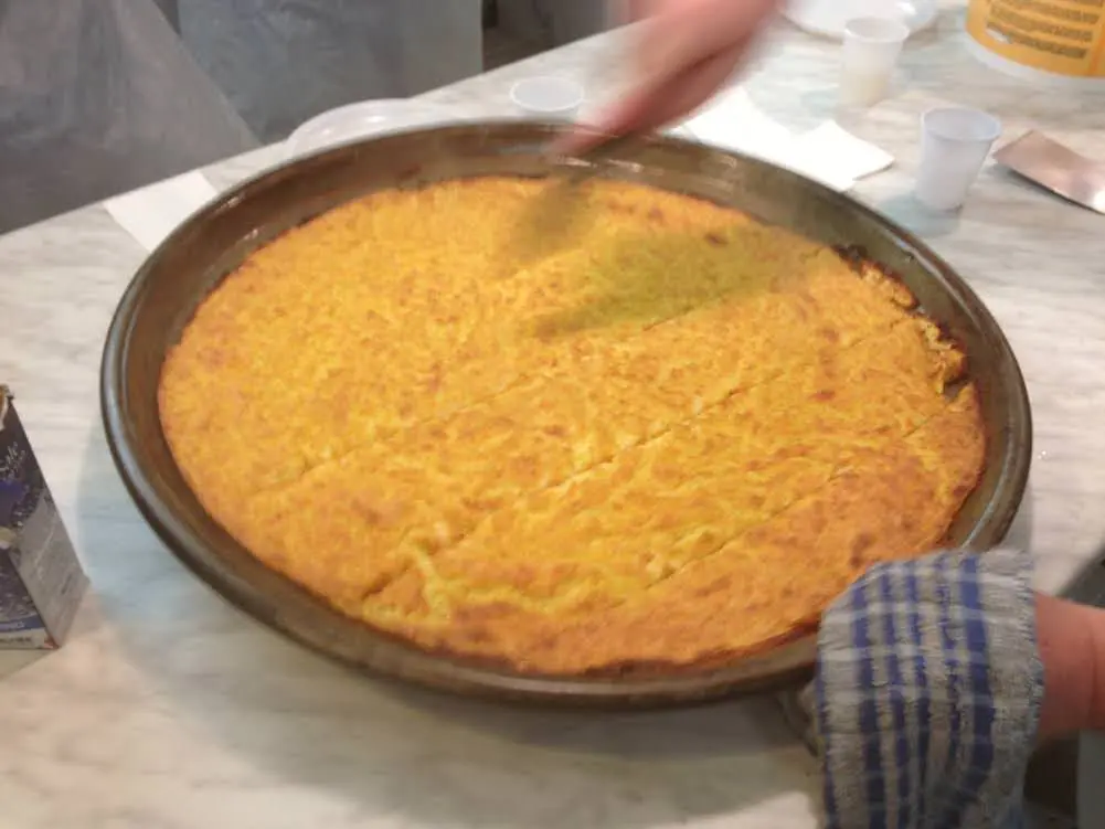 Sciamadde genovesi, Sciamadda, Botteghe storiche di Genova,cecina, A Sa' Pesta, Antica Sciamadda:farinata migliore di Genova