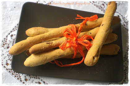 I grissini di focaccia ligure autentica specialità.