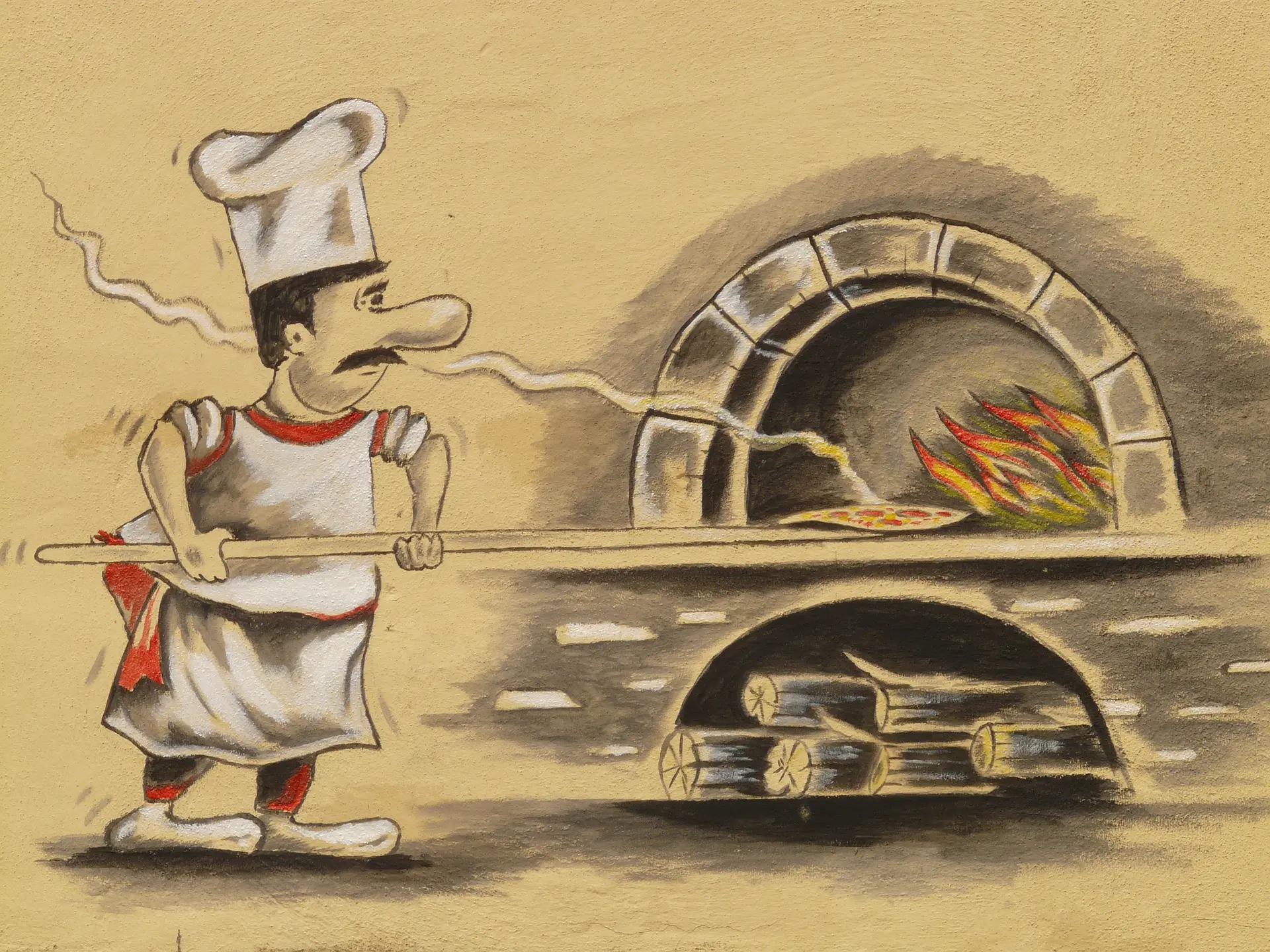 pizzaiolo acrobatico, pizza perfetta,