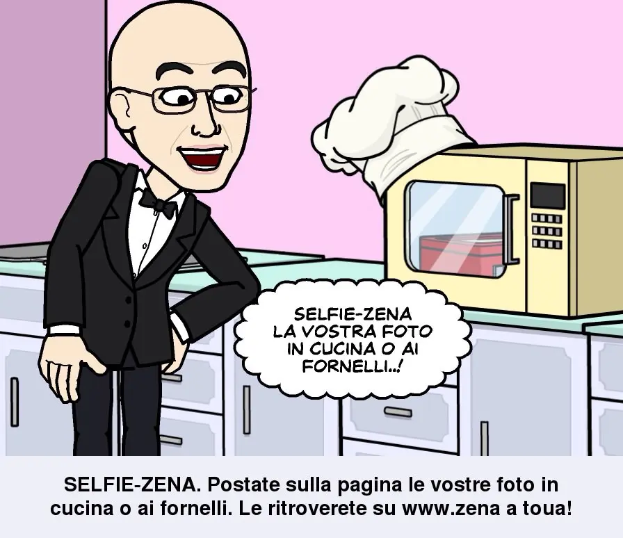 fotografare il cibo: selfie nel piatto