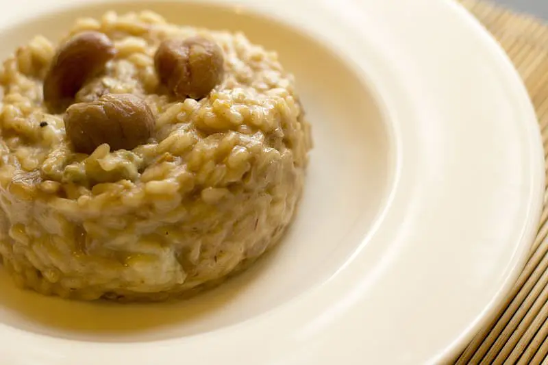 risotto alle castagne