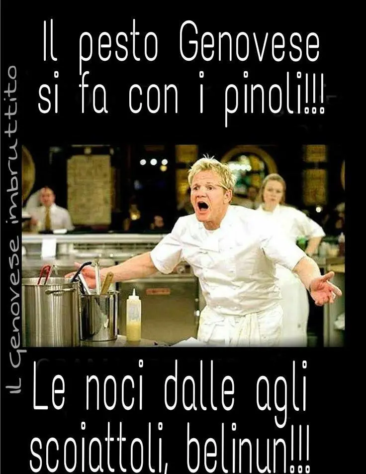 Un genovese a tavola, se lo invitate sono tutti rischi vostri.