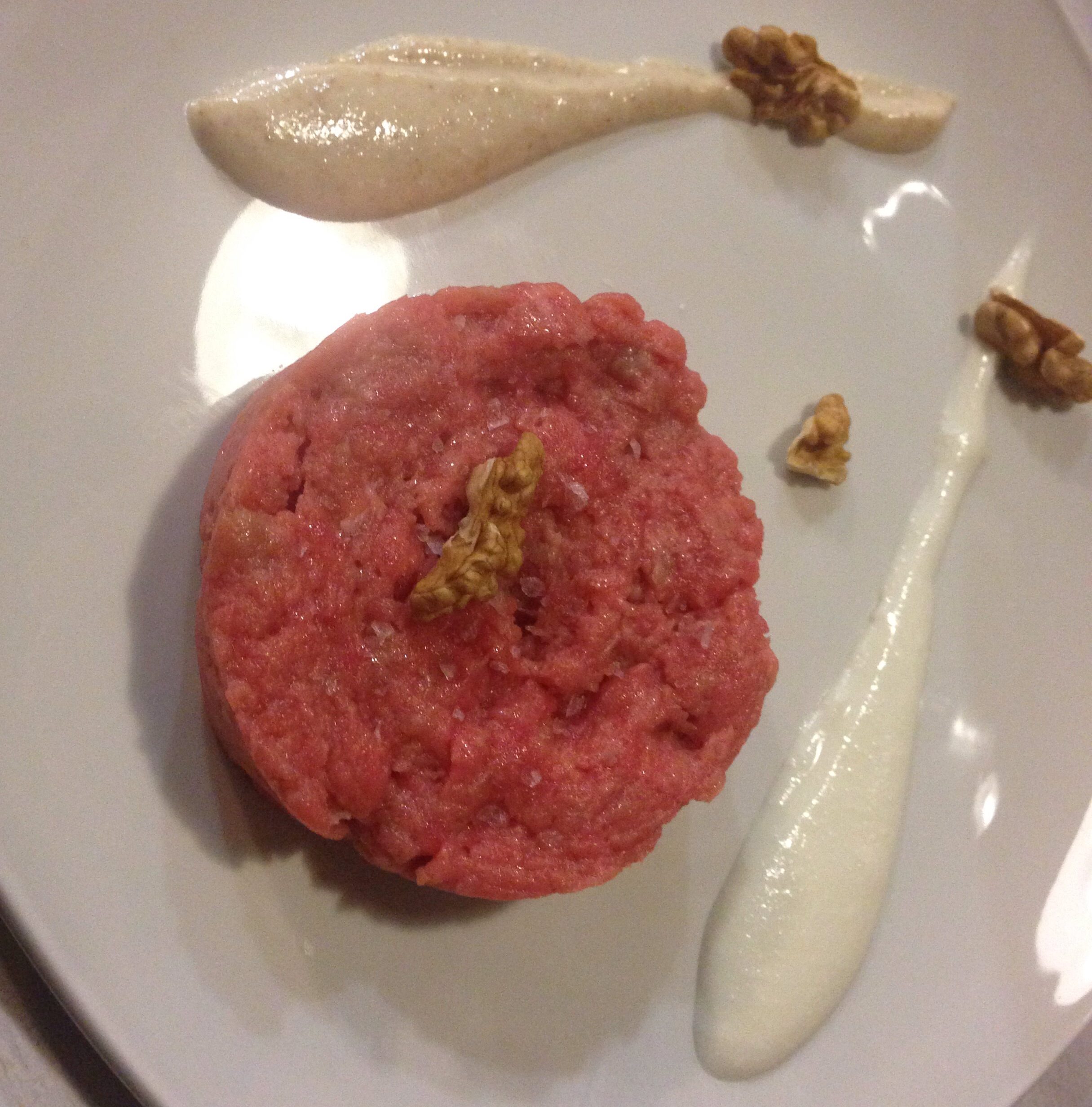 mangiare crudo, carne cruda battuta al coltello