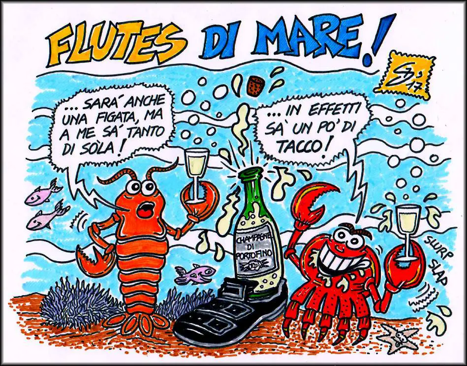 Champagne a Portofino