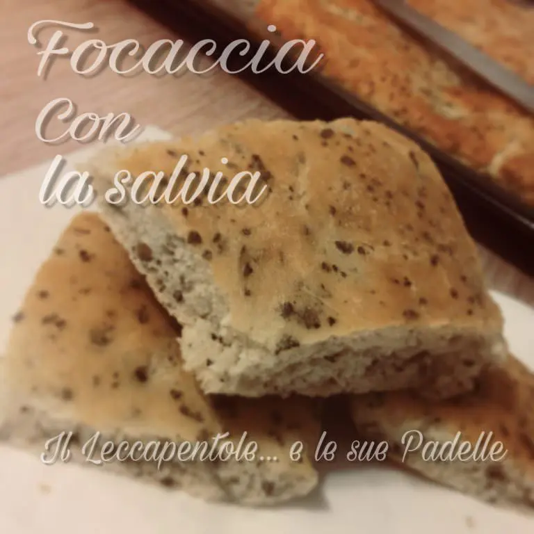 Focaccia con la salvia