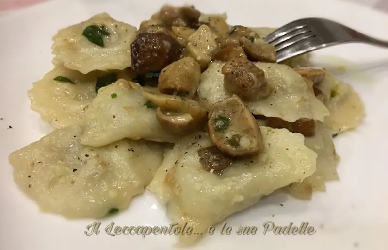 ravioli carciofi e prescinseua