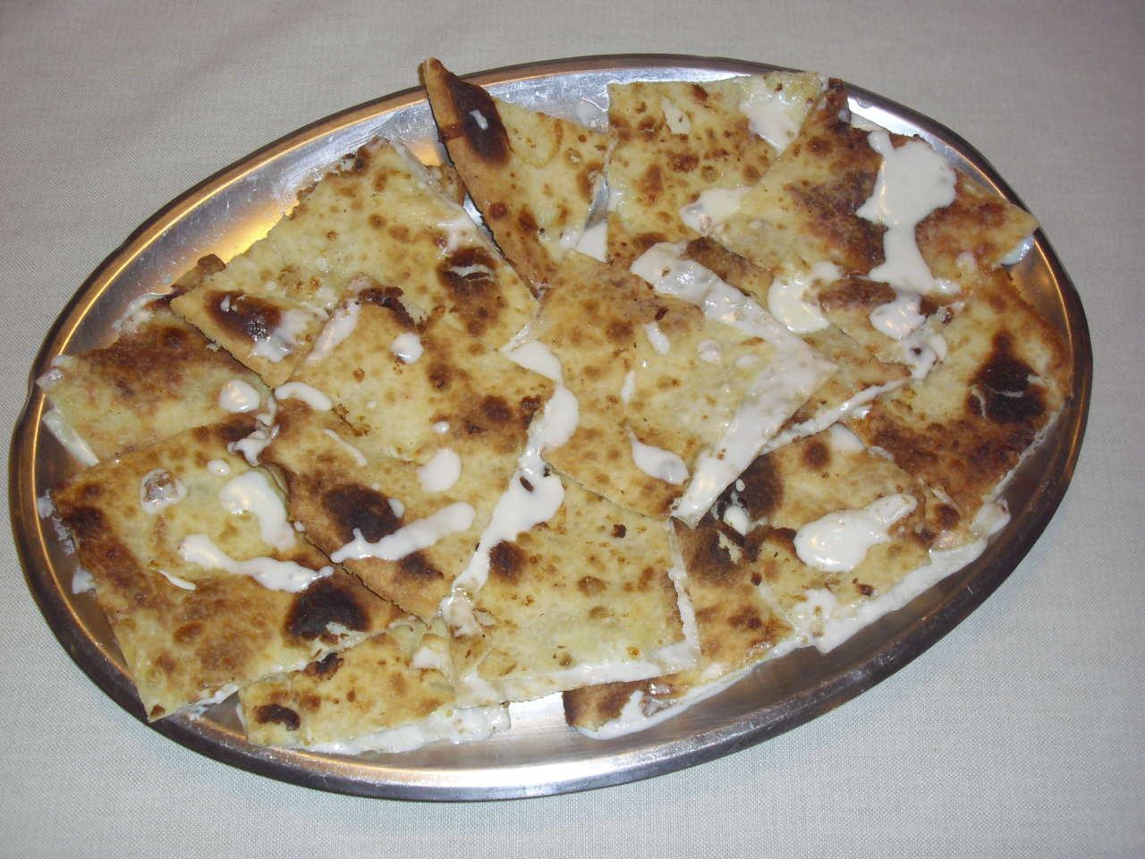 Focaccia con il formaggio di Recco