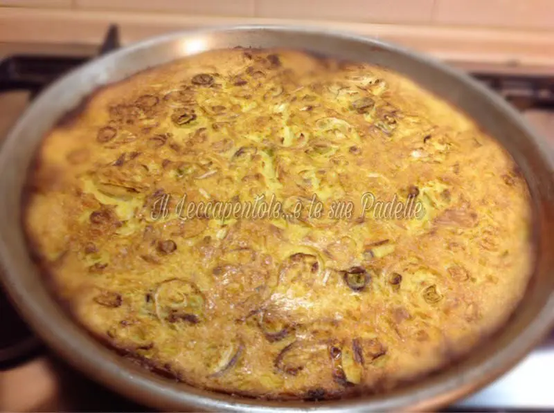 Farinata con cipollotti