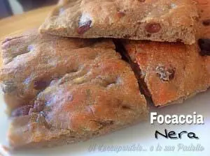focaccia nera di Noli