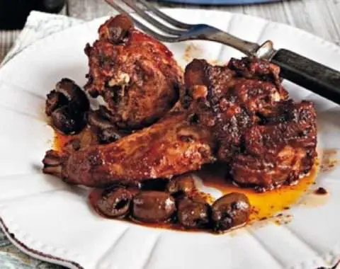 coniglio alla ligure