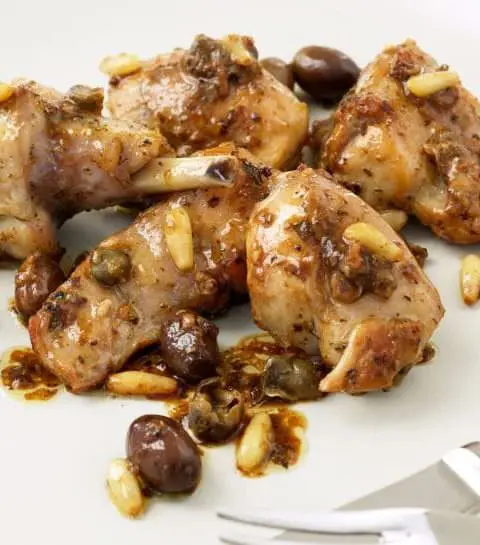 coniglio alla ligure