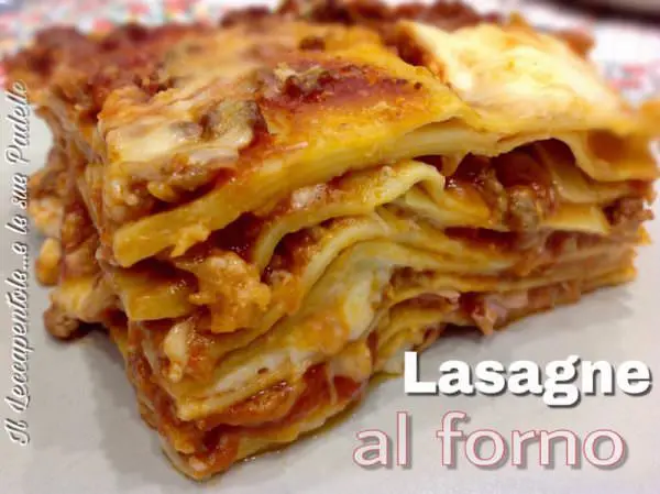 lasagne al forno