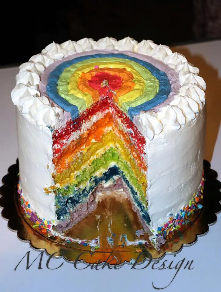 Torta Arcobaleno