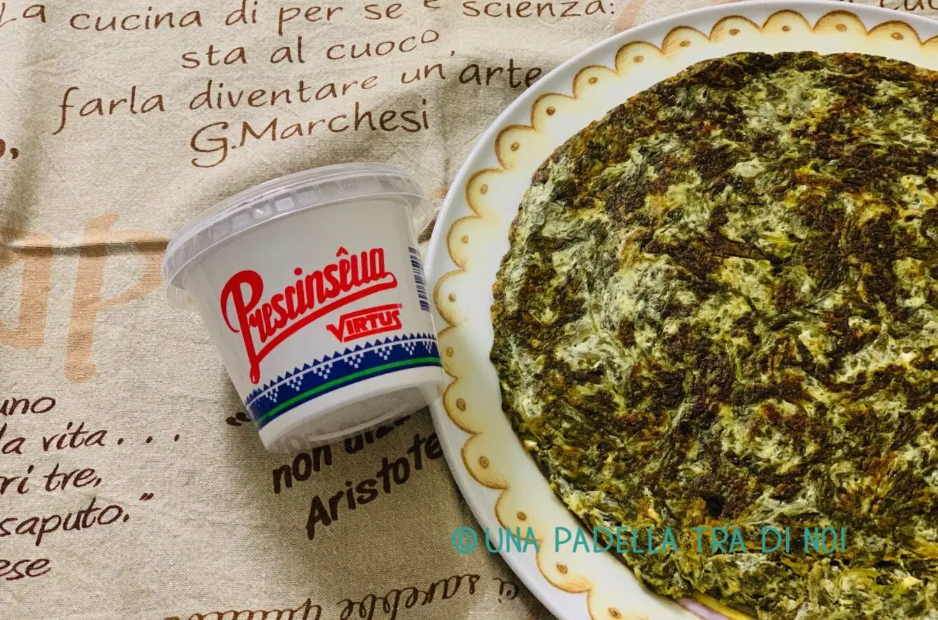 frittata di bietole e prescinseua