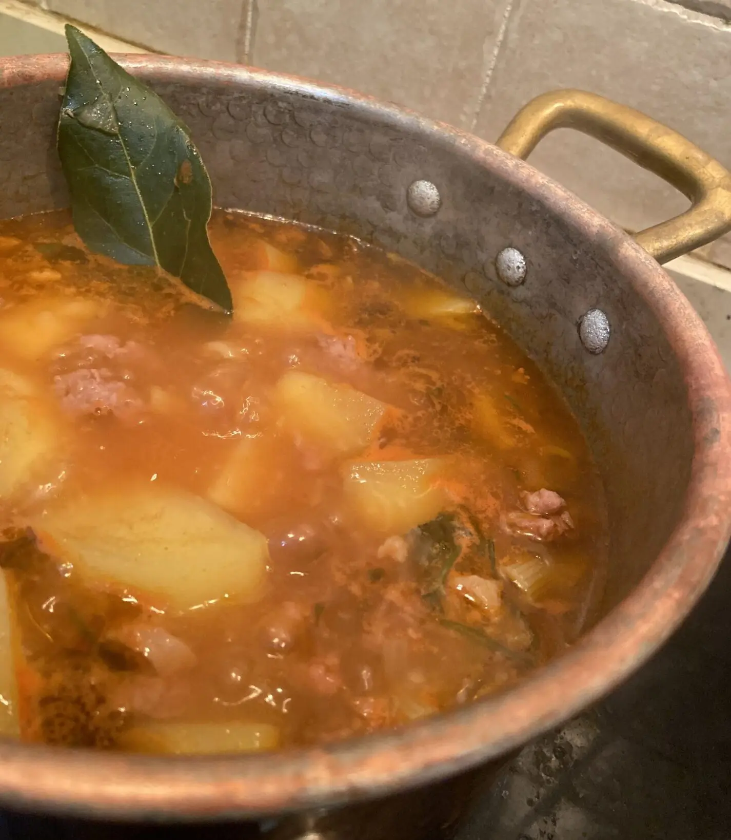 minestra di pasta e patate
