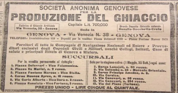 ghiacciaie genovesi 