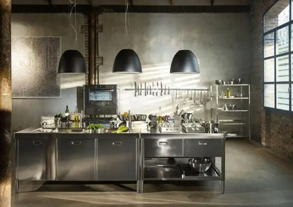 WOMEN AND STEEL KITCHENS