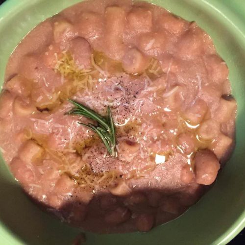 pasta e fagioli alla chiavarese