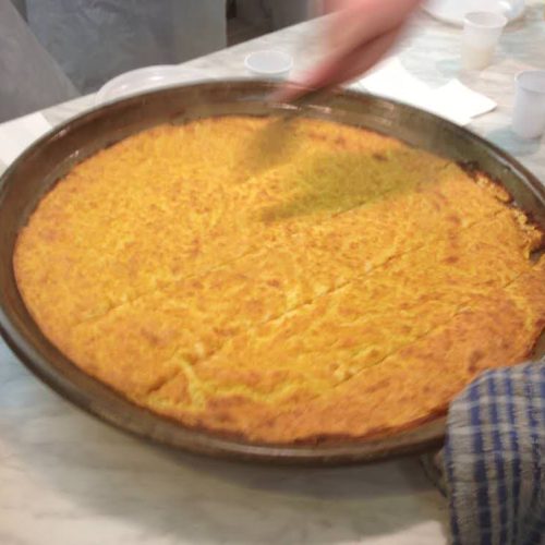 Sciamadde genovesi, Sciamadda, Botteghe storiche di Genova,cecina, A Sa' Pesta, Antica Sciamadda:farinata migliore di Genova