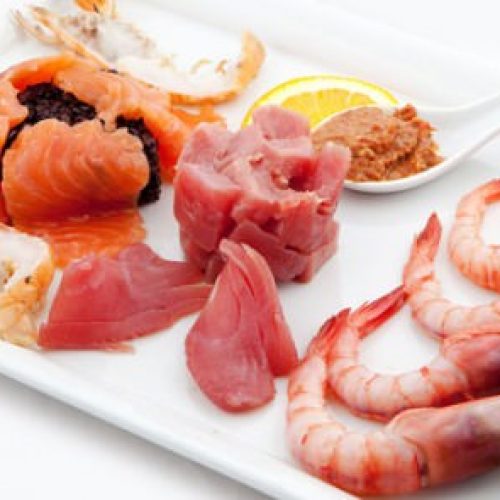 crudo di pesce, ritorno al ristorante