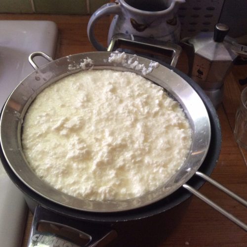 Polenta porri e prescinseuaPrescinseua