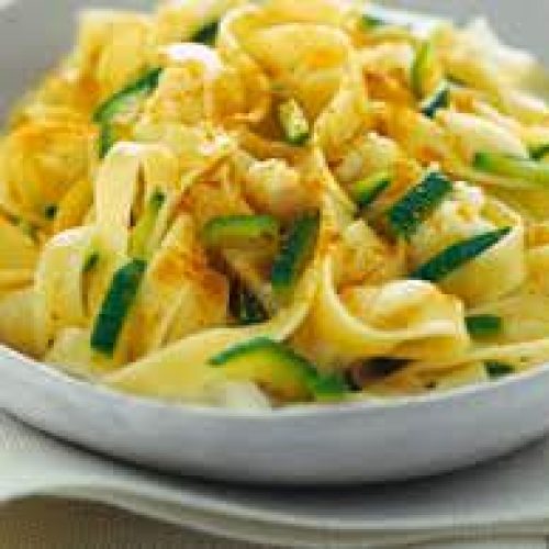 tagliatelle zucchine e limone una ricetta molto fresca per le prime giornate calde